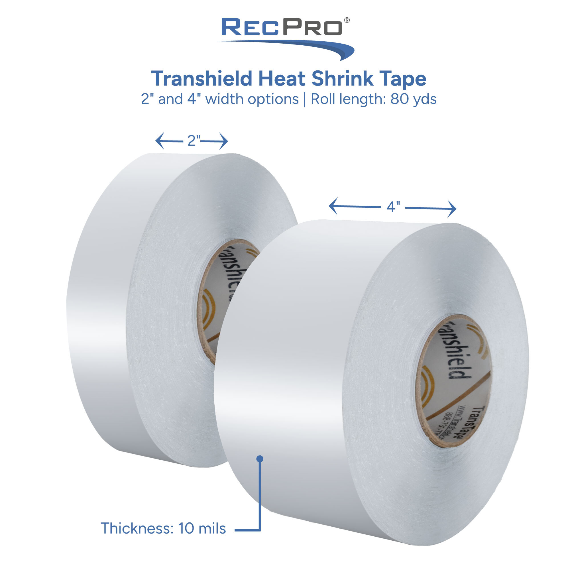 Transhield Heat Shrink Tape Measurements Transhield Heat Shrink Tape Measurements