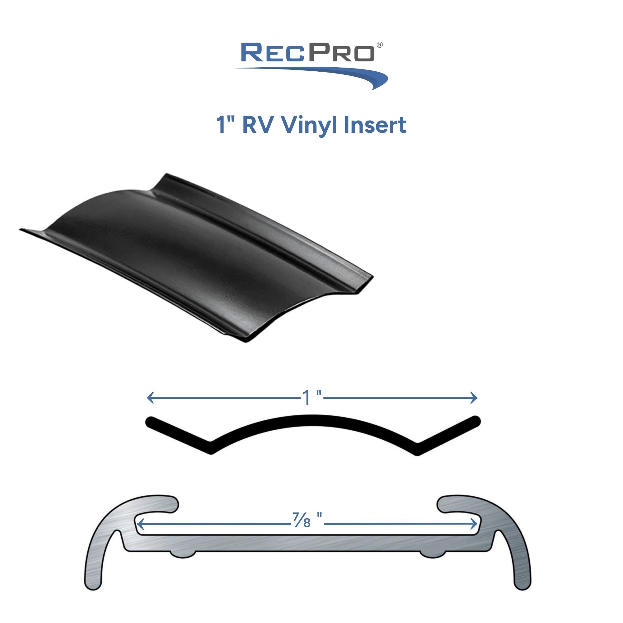 1" RV Vinyl Insert Measurements 1" RV Vinyl Insert Measurements