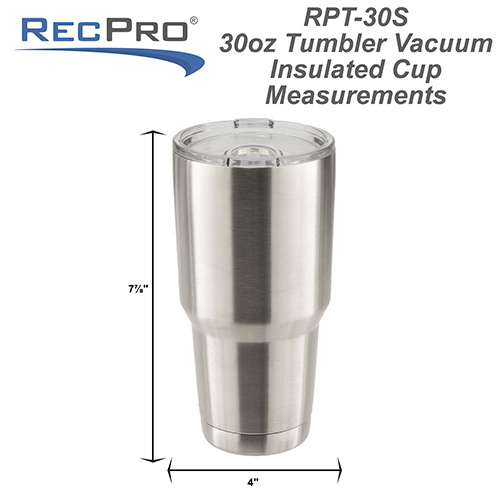 RecPro 30oz Handle for Stainless Steel Tumbler Blue - RecPro