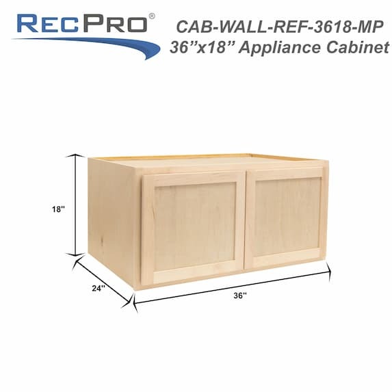 measurements 36" W x 18" H x 24" D