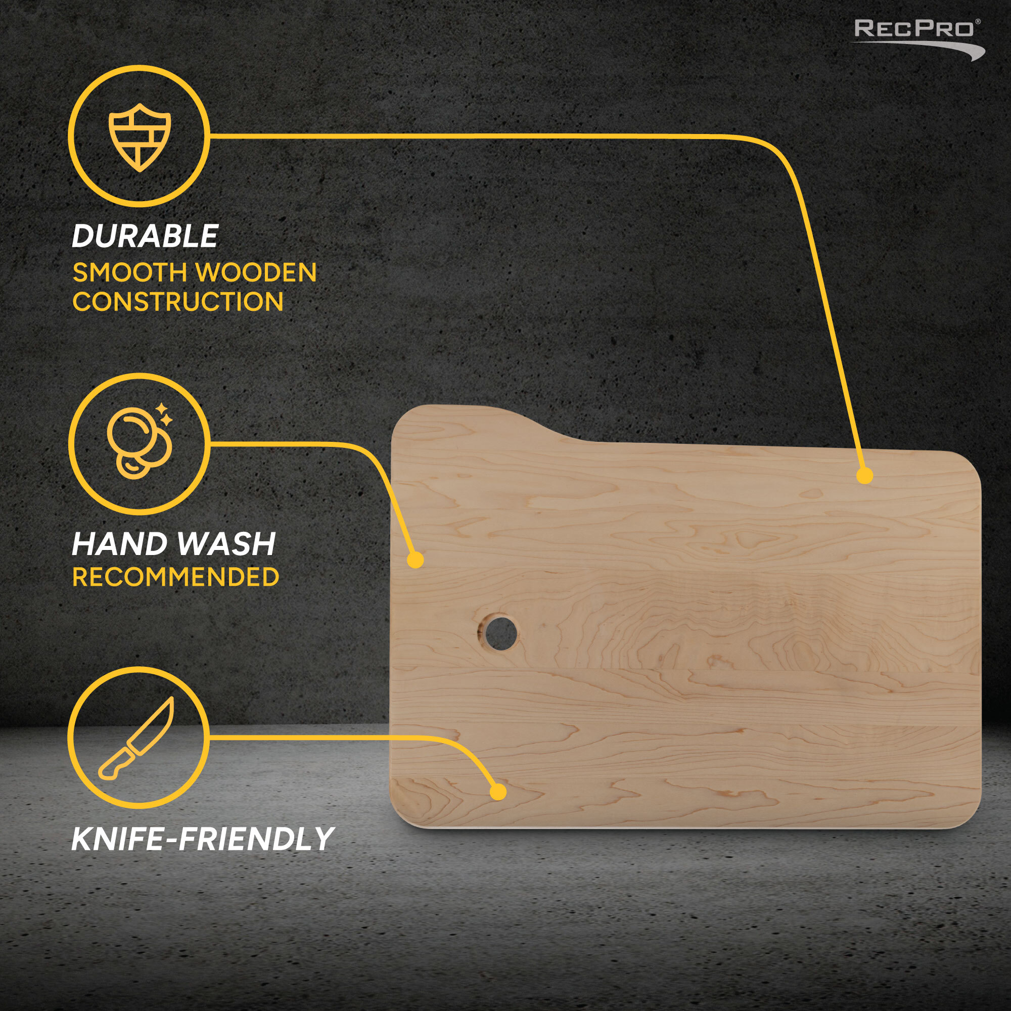 Durable, Hand Wash, Knife-Friendly Durable, Hand Wash, Knife-Friendly