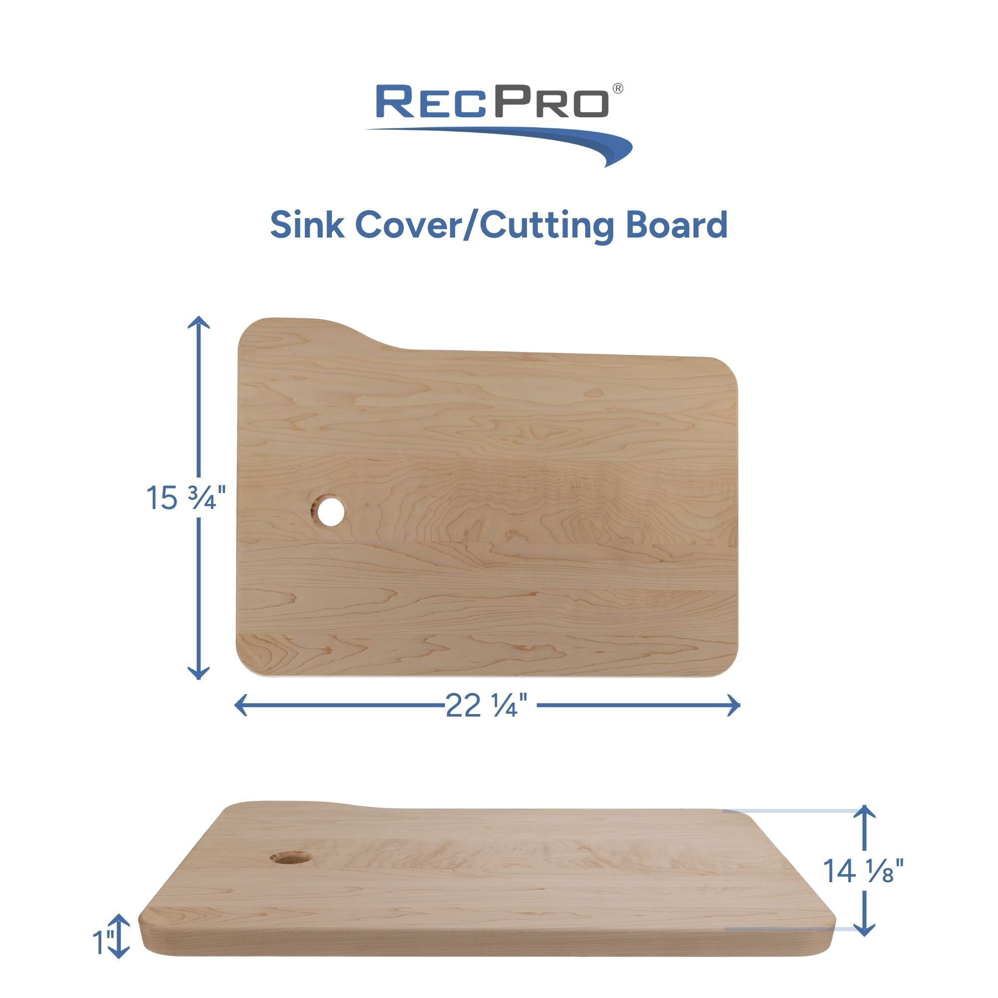 Sink Cover / Cutting Board Measurements 15 3/4" x 22 1/4" Sink Cover / Cutting Board Measurements 15 3/4" x 22 1/4"