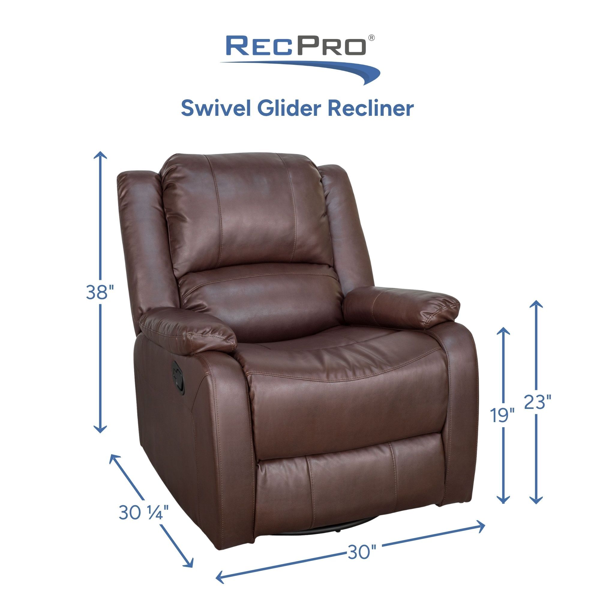 Swivel Glider Recliner Measurements Swivel Glider Recliner Measurements