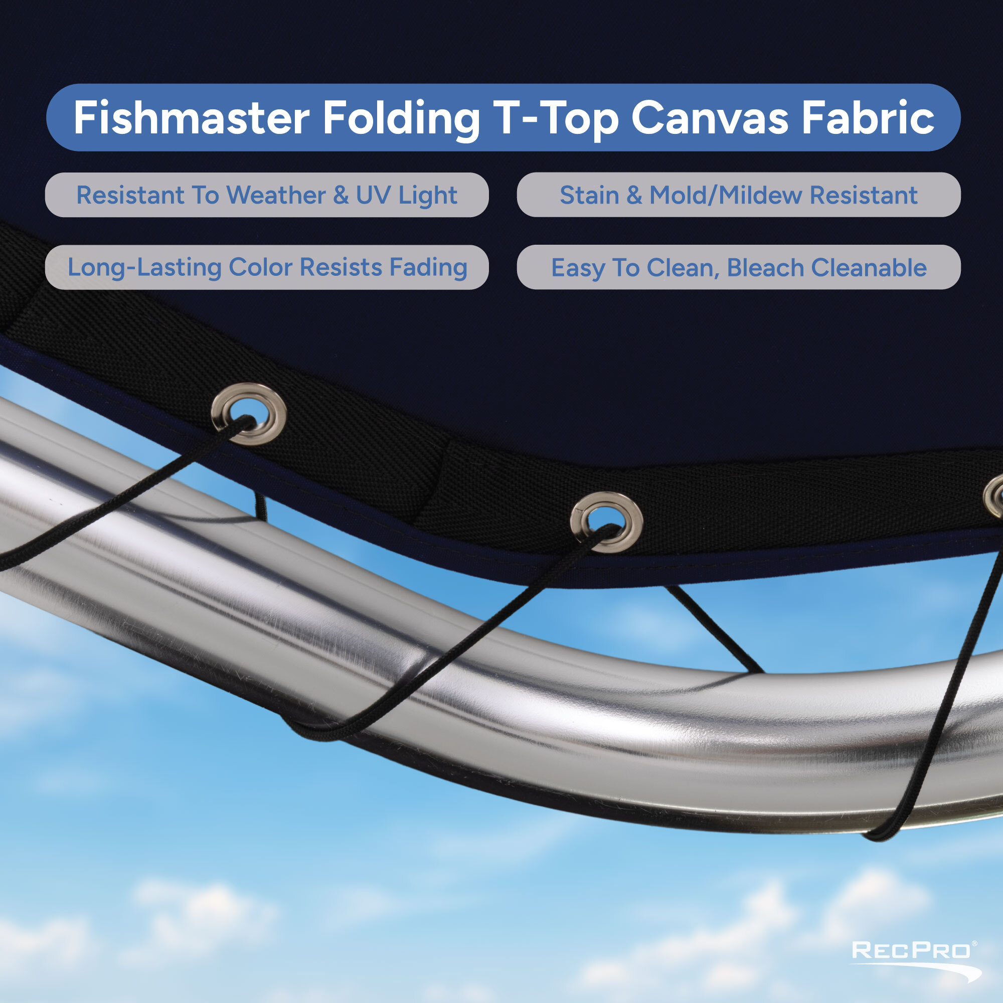 Fishmaster Folding T-Top Canvas Fabric