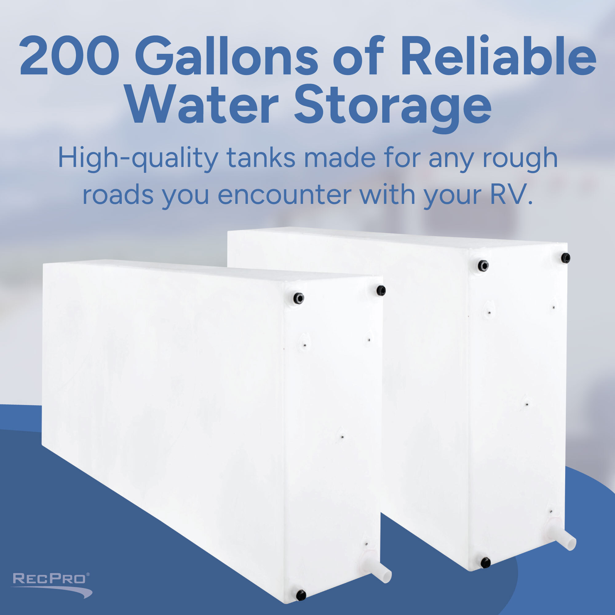 200 Gallons of Reliable Water Storage