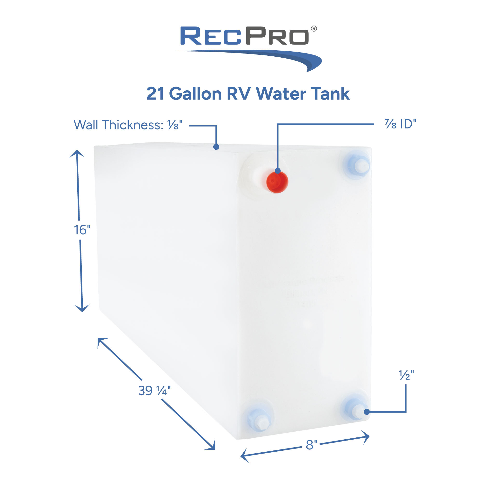 21 Gallon RV Water Tank Measurements 21 Gallon RV Water Tank Measurements