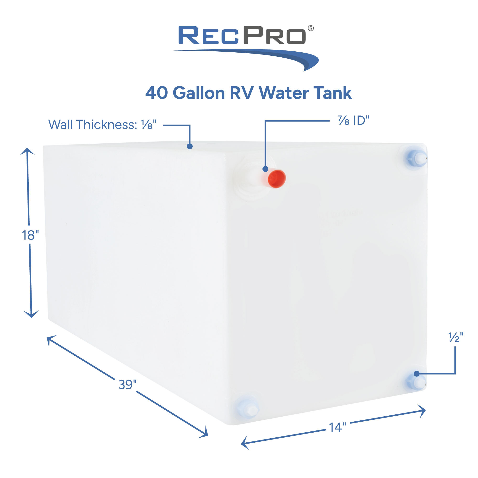40 Gallon RV Water Tank Measurements 40 Gallon RV Water Tank Measurements