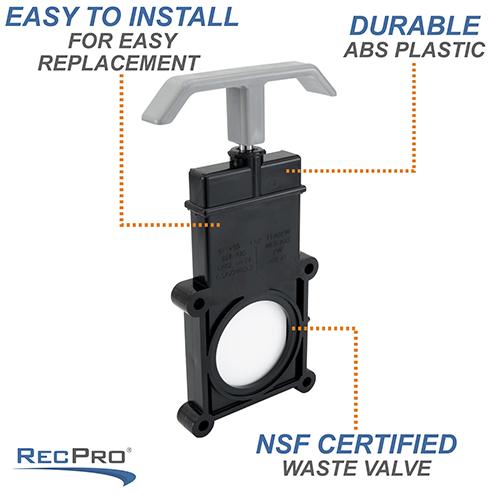 RV Waste Valve 3924111 Sewage Waste Valve