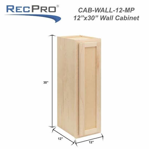 Measurements 12" W x 30" H x 12" D