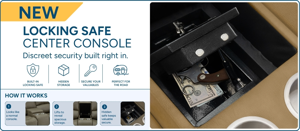 New Locking Safe Console