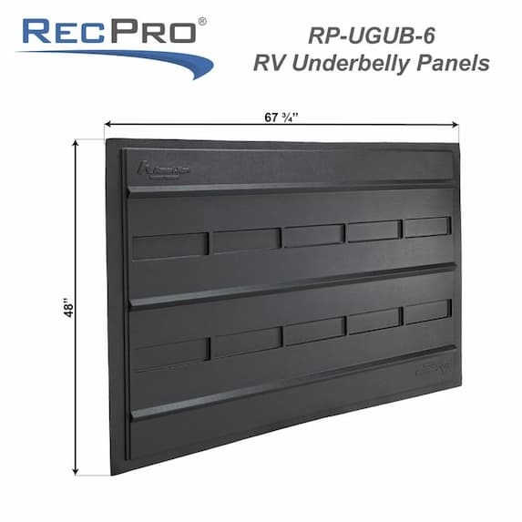 rv underbelly protective panels measurements
