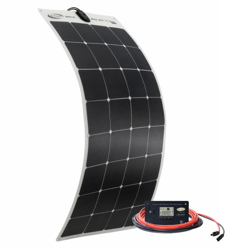 Go Power! 100Watt Flexible RV Solar Panel Kit RecPro