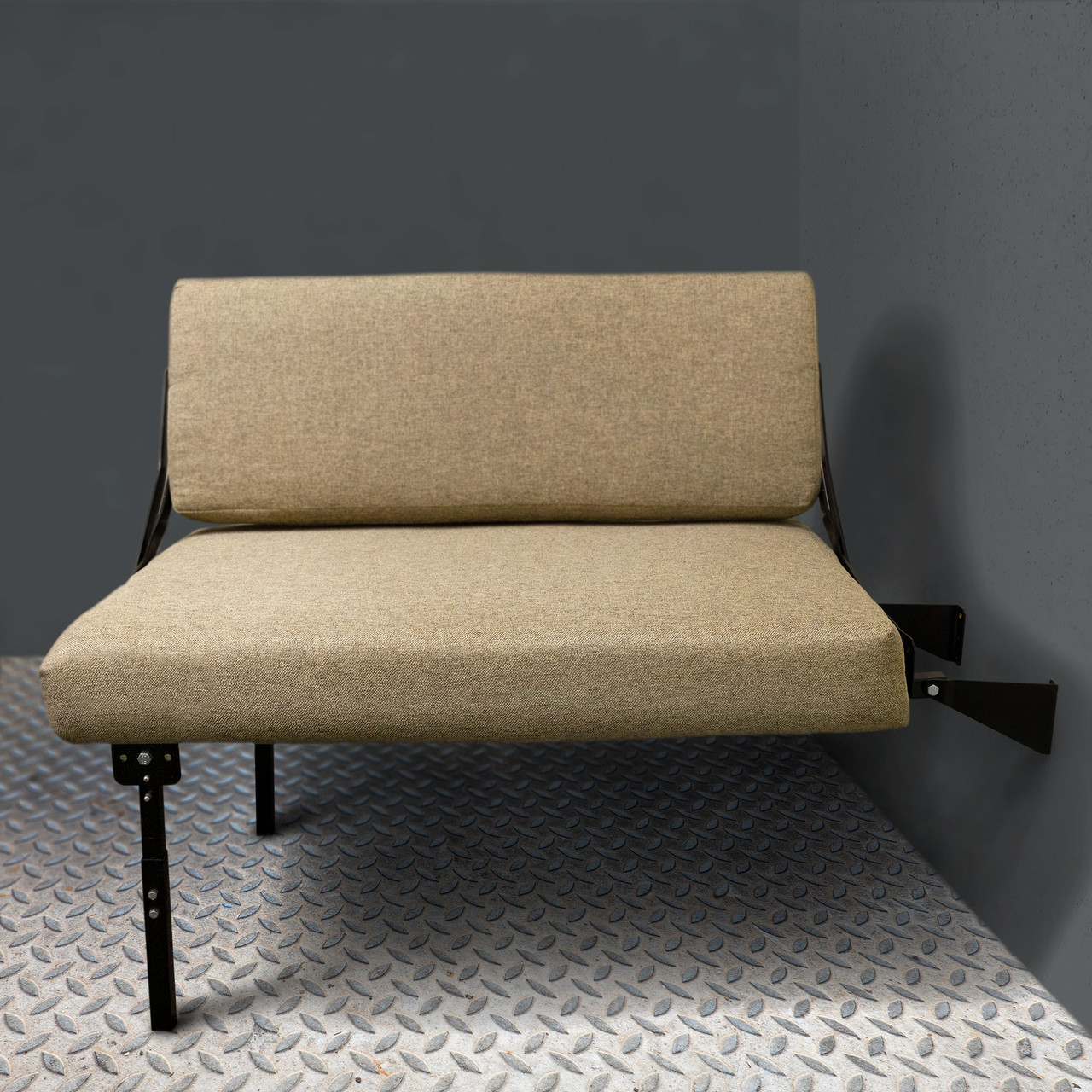Zero Wall Recliner in Toffee Wall Mount Dinette