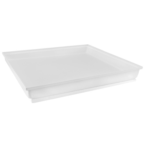 RV Shower Pan 32 x 24 x 5 Right Drain in White - RecPro