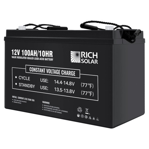 Rich Solar RV 12V 100Ah Deep Cycle AGM Battery