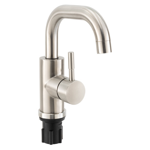 RV Bathroom Faucet with Single Lever Handle Brushed Nickel RecPro