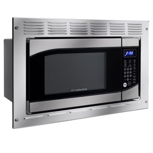 RV Suburban Microwave Stainless Steel 0.9 cu. ft. - RecPro