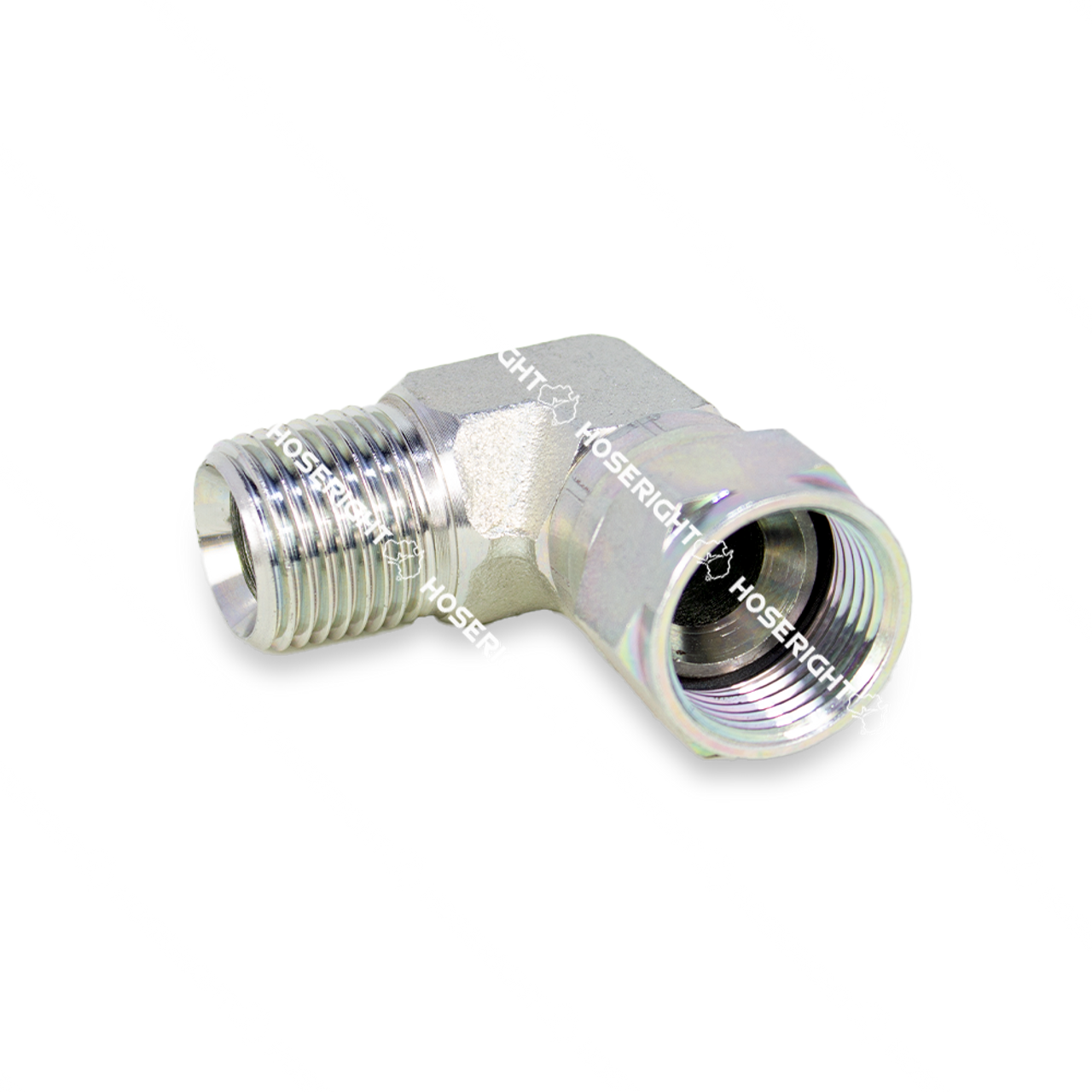 1/4 BSPT MALE X 9/16 JIC FEMALE SWIVEL 90 DEGREE