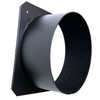 7.5" Short Top Hat with 3" Snoot angle