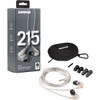 Shure SE 215 Sound Isolating Earphones - Clear with accessories and packaging