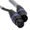 Accu-Cable 3-Pin DMX Pro 100 ft Cable connectors