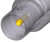 Neutrik NBB75DFIB Isolated BNC Feedthrough Chassis Connector
