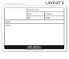 Custom road case label - Sample Layout 6