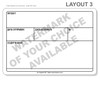 Custom road case label - Sample Layout 3