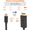 Mini DisplayPort Male to HDMI Male Adapter