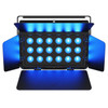 Chauvet DJ SlimBANK Q18 ILS with barndoor front view blue