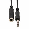 Hosa Headphone Extension Cable 1/4 in. TRS connectors front