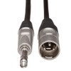 Hosa Balanced Interconnect 1/4 in. TRS to XLR3M connectors front