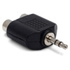 Hosa Dual RCA Female to 1/8 in. TRS Male Adapter