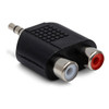 Hosa Dual RCA Female to 1/8 in. TRS Male Adapter back