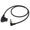 D-Tap Power Cable to Locking Right-Angle DC 2.1