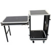 OSP 16 Space ATA Rack with Utility Table Lid attached