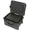 SKB Cases 3i-2217M124U 4U Fly Rack open left with rack