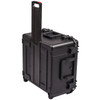 SKB Cases 3i-2222-12BC Case with Cubed Foam standing back with tow handle