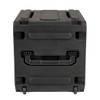 SKB Cases 3SKB-R08U20W rSeries 8U Shock Rack closed with wheels