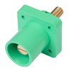 Marinco Cam-Type Panel Mount Threaded Stud Male Green