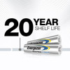 Energizer Industrial Lithium Battery 20 year shelf life