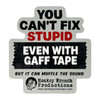 Monkey Wrench Sticker - You can't fix stupid Monkey Wrench Sticker - You can't fix stupid