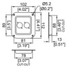 Penn Elcom D0947K Dish dimensions