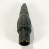 Used Cam-Type Female Inline Connector, Black