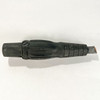 Used Cam-Type Female Inline Connector, Black