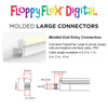 FloppyFlex Large Silicon LED Neon connector