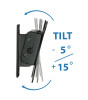 Mount It! 6524 TV Wall Mount tilt range
