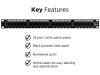 CAT5e Patch Panel 24-Port features