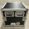 Road Runner 8U Rack Case side with lids removed