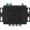 GeNetix 4-Port DIN DMX Splitter back with rack ears